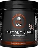 itsme.now Happy Slim Shake Schoko 420g (14 Portionen) pflanzliche Eiweißquelle aus Reis- und Erbsenproteinen| sättigende Trinkmahlzeit | 100% vegan, laborgeprüft, in Deutschland hergestellt